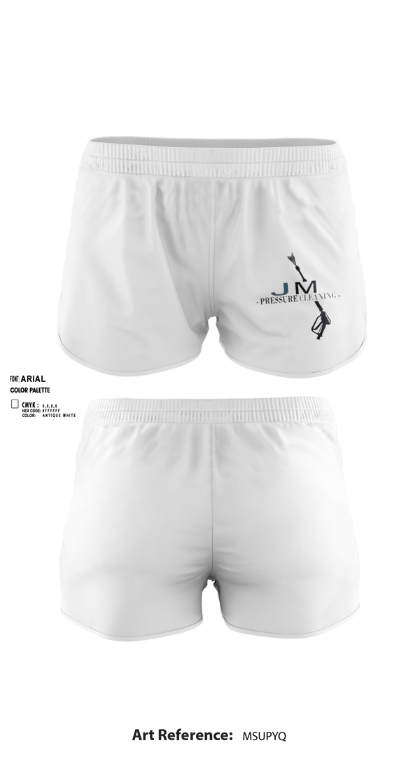 Women's Shorts, JM Pressure CleaningJM Pressure Cleaning, , Teamtime, Team time, sublimation, custom sports apparel, team uniforms, spirit wear, spiritwear, sports uniforms, custom shirts, team store, custom team store, fundraiser sports, apparel fundraiser
