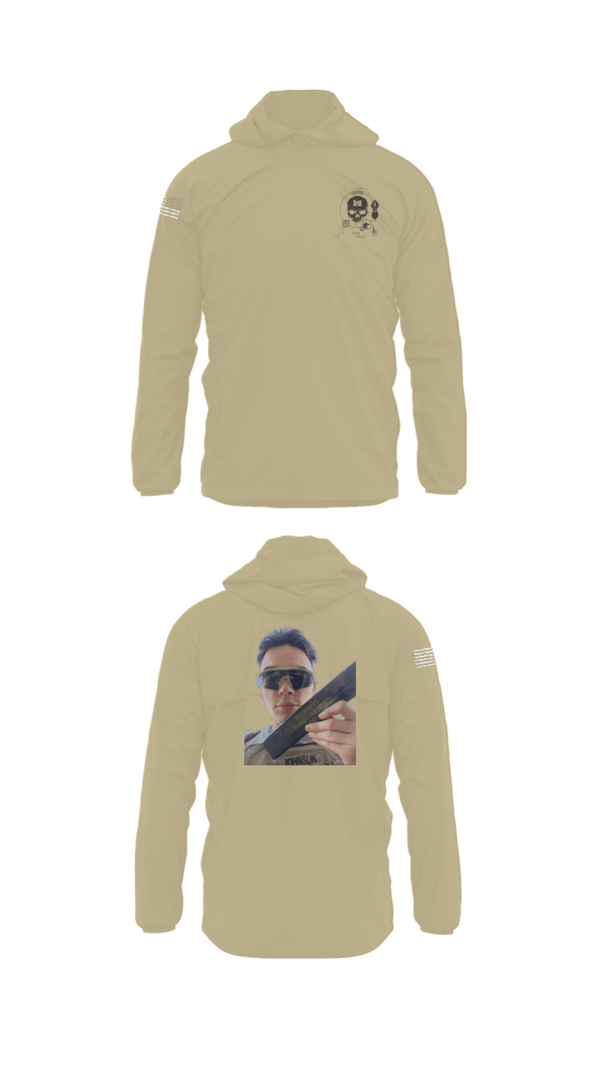 Windbreaker, 374TH CECI, Army, Teamtime, Team time, sublimation, custom sports apparel, team uniforms, spirit wear, spiritwear, sports uniforms, custom shirts, team store, custom team store, fundraiser sports, apparel fundraiser