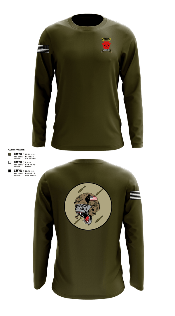 Long Sleeve Performance Shirt, Aco 1-111th secfor1-111 MTR renew, National Guard, Teamtime, Team time, sublimation, custom sports apparel, team uniforms, spirit wear, spiritwear, sports uniforms, custom shirts, team store, custom team store, fundraiser sports, apparel fundraiser
