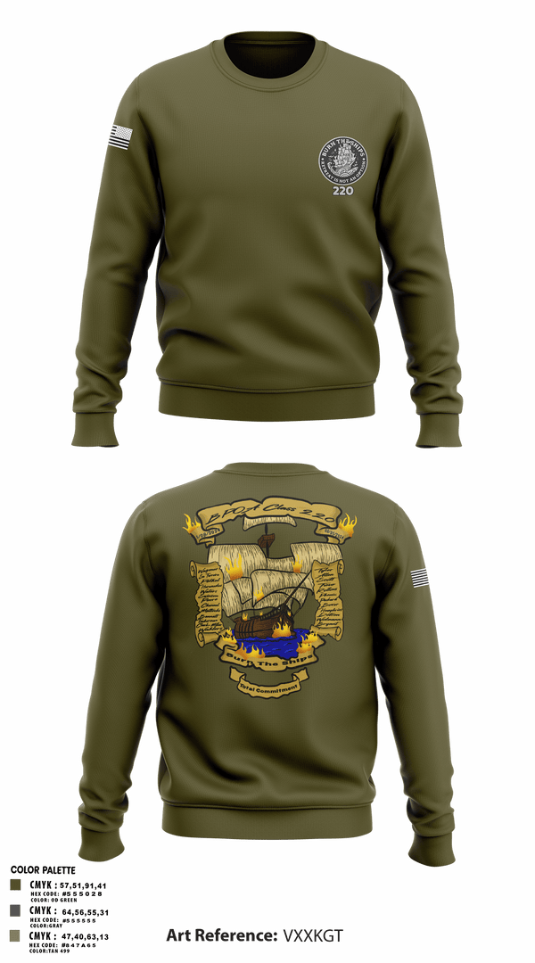 Crew Neck Sweatshirt, 220 BPOA, Police, Teamtime, Team time, sublimation, custom sports apparel, team uniforms, spirit wear, spiritwear, sports uniforms, custom shirts, team store, custom team store, fundraiser sports, apparel fundraiser