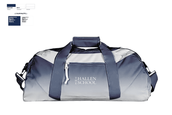 Duffle Bag, The Hallen School Volleyball, Men's Volleyball, Teamtime, Team time, sublimation, custom sports apparel, team uniforms, spirit wear, spiritwear, sports uniforms, custom shirts, team store, custom team store, fundraiser sports, apparel fundraiser