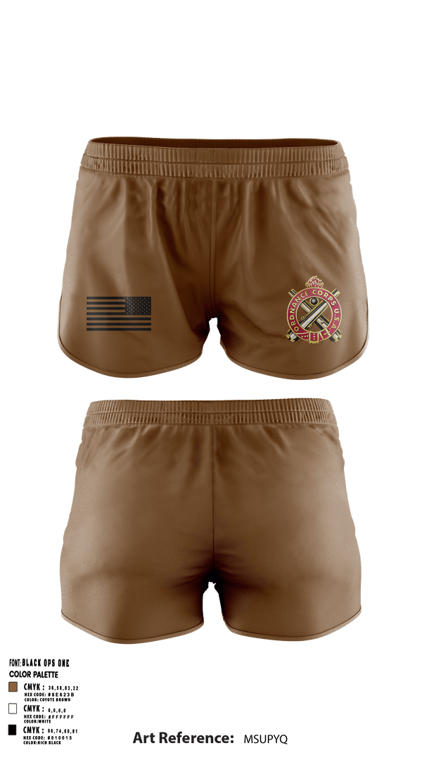 Ranger Panties, 829 EVCC, National Guard, Teamtime, Team time, sublimation, custom sports apparel, team uniforms, spirit wear, spiritwear, sports uniforms, custom shirts, team store, custom team store, fundraiser sports, apparel fundraiser