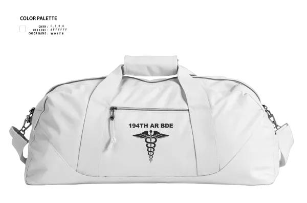 Duffle Bag, 194th AR BDE HRT Medics, Army, Teamtime, Team time, sublimation, custom sports apparel, team uniforms, spirit wear, spiritwear, sports uniforms, custom shirts, team store, custom team store, fundraiser sports, apparel fundraiser