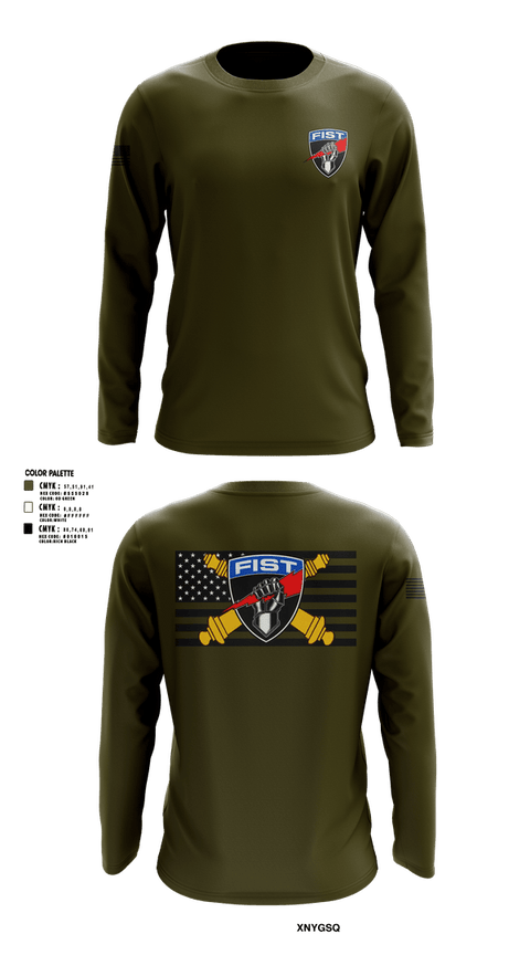 Long Sleeve Performance Shirt, 1/78th FA Bn, Army, Teamtime, Team time, sublimation, custom sports apparel, team uniforms, spirit wear, spiritwear, sports uniforms, custom shirts, team store, custom team store, fundraiser sports, apparel fundraiser
