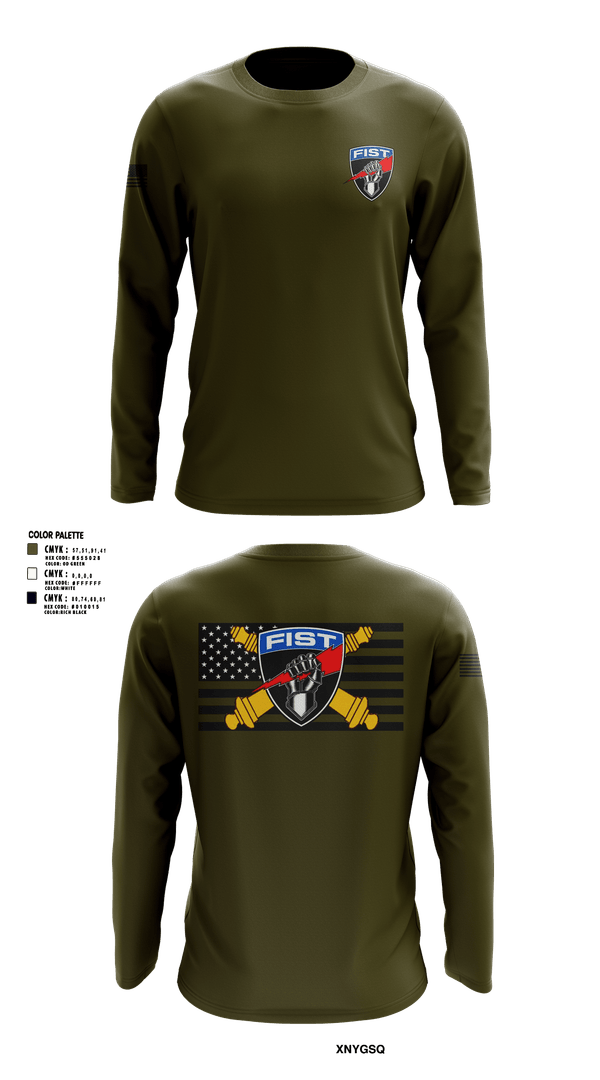 Long Sleeve Performance Shirt, 1/78th FA Bn, Army, Teamtime, Team time, sublimation, custom sports apparel, team uniforms, spirit wear, spiritwear, sports uniforms, custom shirts, team store, custom team store, fundraiser sports, apparel fundraiser