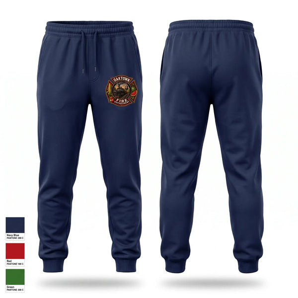 Sweatpants, Oaktown Fire, Fire Department, Teamtime, Team time, sublimation, custom sports apparel, team uniforms, spirit wear, spiritwear, sports uniforms, custom shirts, team store, custom team store, fundraiser sports, apparel fundraiser