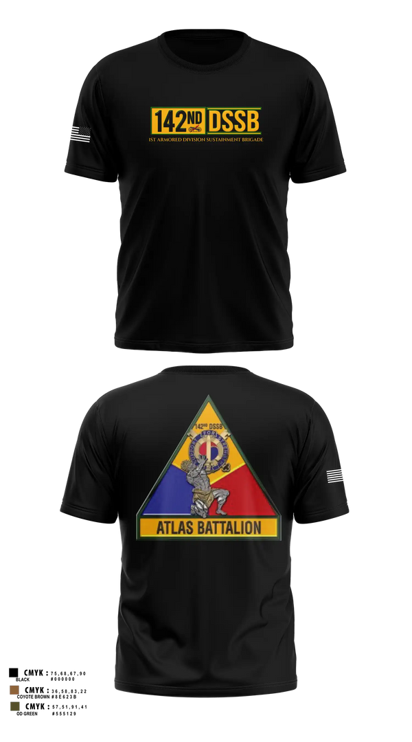 Old School Cotton Shirt, 142d DSSB, Army, Teamtime, Team time, sublimation, custom sports apparel, team uniforms, spirit wear, spiritwear, sports uniforms, custom shirts, team store, custom team store, fundraiser sports, apparel fundraiser