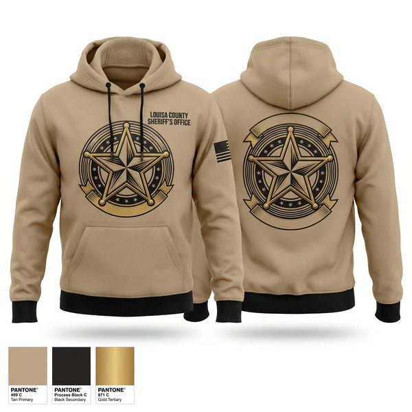 Hoodie, Louisa County Sheriff's Office, Police, Teamtime, Team time, sublimation, custom sports apparel, team uniforms, spirit wear, spiritwear, sports uniforms, custom shirts, team store, custom team store, fundraiser sports, apparel fundraiser
