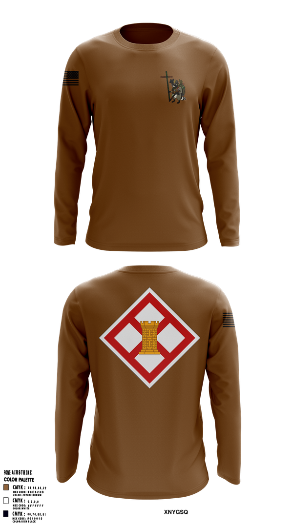 Long Sleeve Performance Shirt, 441st EN CO 1st PLT, Army, Teamtime, Team time, sublimation, custom sports apparel, team uniforms, spirit wear, spiritwear, sports uniforms, custom shirts, team store, custom team store, fundraiser sports, apparel fundraiser