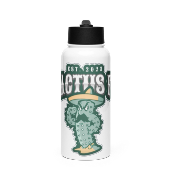 Cactus Fc 14897067 Stainless Steel Water Bottle with a Straw Lid