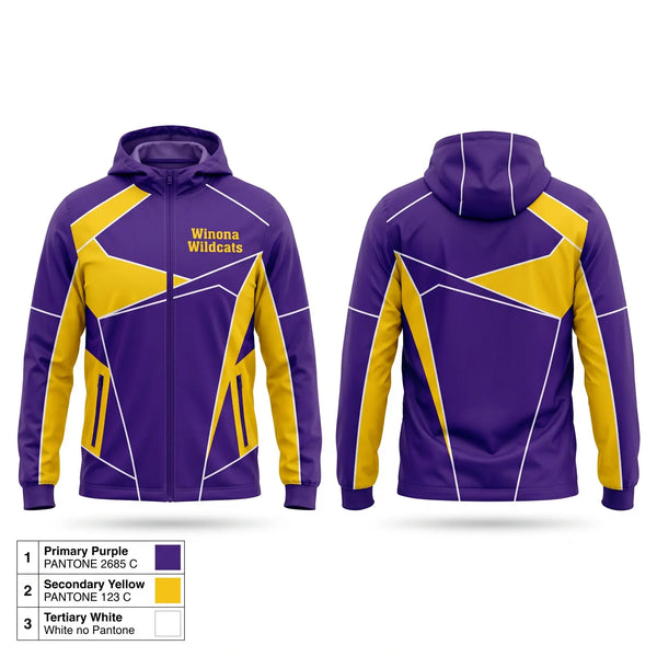 Windbreaker, Winona Wildcats, Baseball, Teamtime, Team time, sublimation, custom sports apparel, team uniforms, spirit wear, spiritwear, sports uniforms, custom shirts, team store, custom team store, fundraiser sports, apparel fundraiser