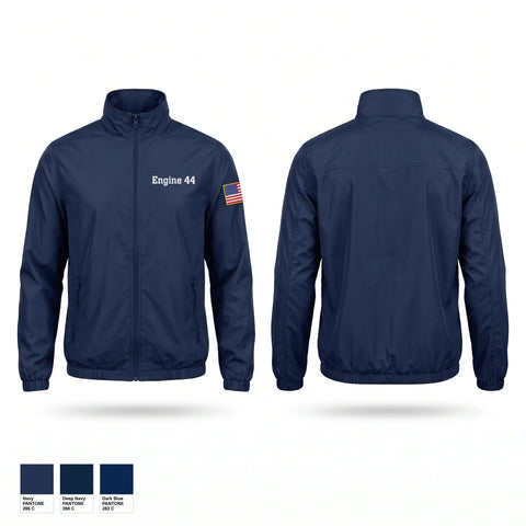 Windbreaker, Engine 44, Fire Department, Teamtime, Team time, sublimation, custom sports apparel, team uniforms, spirit wear, spiritwear, sports uniforms, custom shirts, team store, custom team store, fundraiser sports, apparel fundraiser