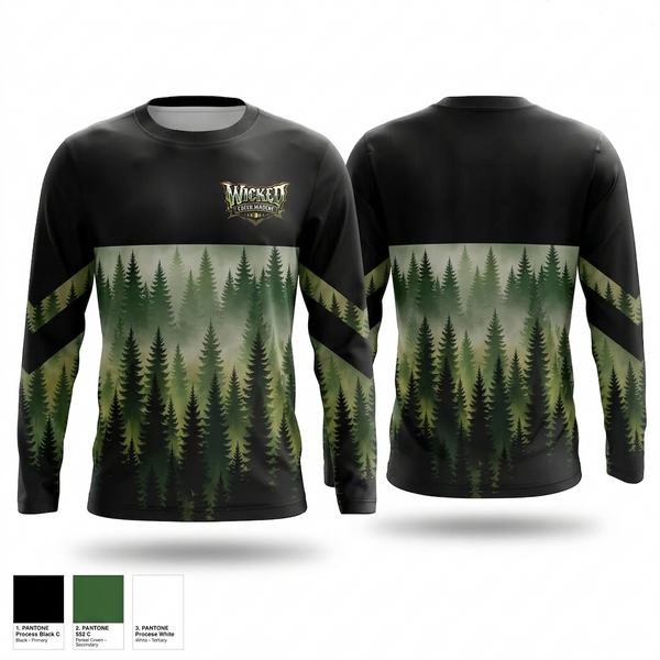 Long Sleeve Shooting Shirt, Wicked Cheer Academy, Cheer, Teamtime, Team time, sublimation, custom sports apparel, team uniforms, spirit wear, spiritwear, sports uniforms, custom shirts, team store, custom team store, fundraiser sports, apparel fundraiser
