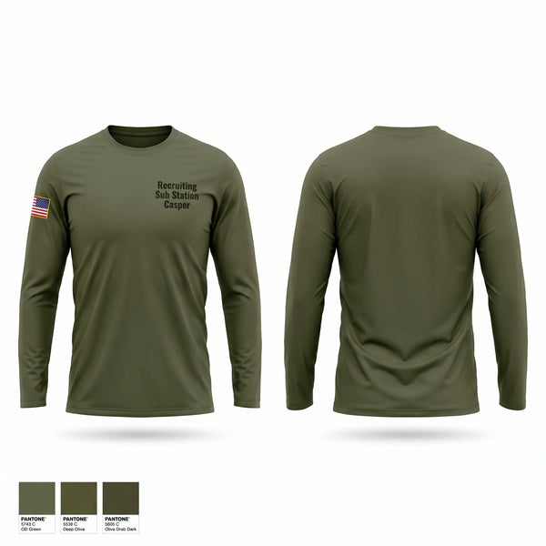 Long Sleeve Performance Shirt, Recruiting Sub Station Casper, Marines, Teamtime, Team time, sublimation, custom sports apparel, team uniforms, spirit wear, spiritwear, sports uniforms, custom shirts, team store, custom team store, fundraiser sports, apparel fundraiser