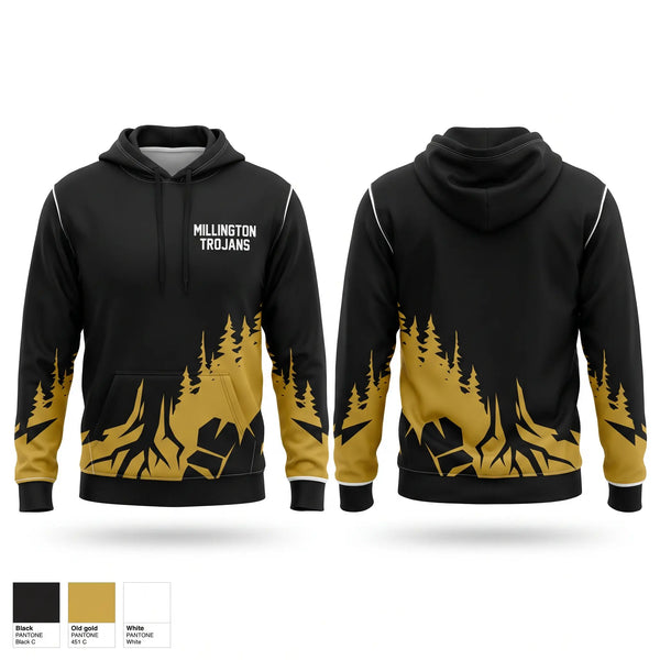 Hoodie, Millington Trojans, Wrestling, Teamtime, Team time, sublimation, custom sports apparel, team uniforms, spirit wear, spiritwear, sports uniforms, custom shirts, team store, custom team store, fundraiser sports, apparel fundraiser