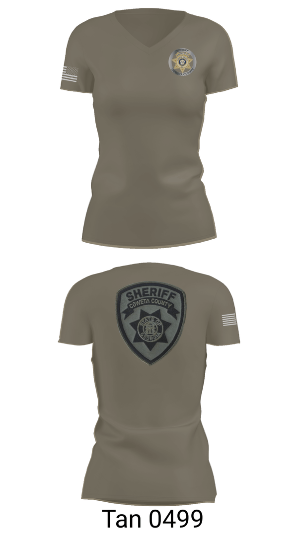 Womens Short Sleeve Vneck Shirt, School Resource Officer, Police, Teamtime, Team time, sublimation, custom sports apparel, team uniforms, spirit wear, spiritwear, sports uniforms, custom shirts, team store, custom team store, fundraiser sports, apparel fundraiser