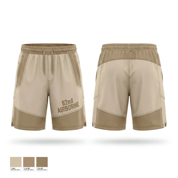 Athletic Shorts With Pockets, 82 th airborne, Army, Teamtime, Team time, sublimation, custom sports apparel, team uniforms, spirit wear, spiritwear, sports uniforms, custom shirts, team store, custom team store, fundraiser sports, apparel fundraiser