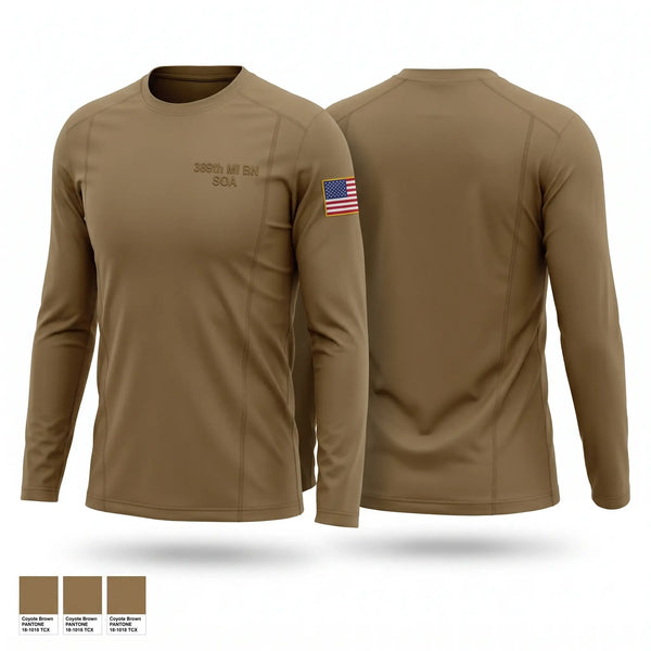 Long Sleeve Performance Shirt, 389th MI BN (SO)(A), Army, Teamtime, Team time, sublimation, custom sports apparel, team uniforms, spirit wear, spiritwear, sports uniforms, custom shirts, team store, custom team store, fundraiser sports, apparel fundraiser