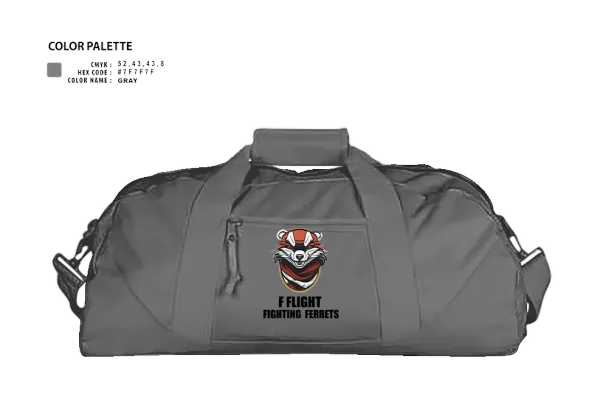 Duffle Bag, 336 RCS F Flight, , Teamtime, Team time, sublimation, custom sports apparel, team uniforms, spirit wear, spiritwear, sports uniforms, custom shirts, team store, custom team store, fundraiser sports, apparel fundraiser