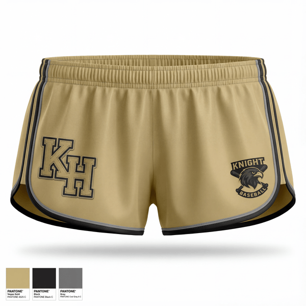 Womens Shorts, Hawks, Baseball, Teamtime, Team time, sublimation, custom sports apparel, team uniforms, spirit wear, spiritwear, sports uniforms, custom shirts, team store, custom team store, fundraiser sports, apparel fundraiser