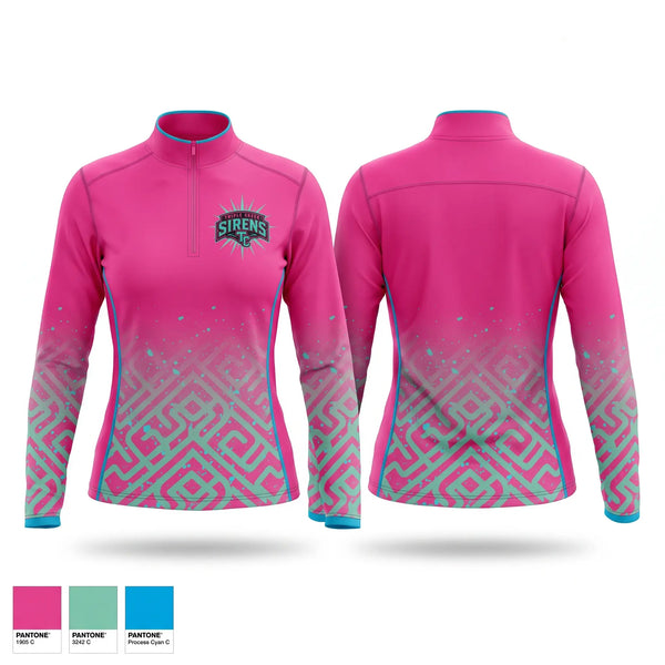 Quarter Zip Jacket, Triple Creek Sirens, Softball, Teamtime, Team time, sublimation, custom sports apparel, team uniforms, spirit wear, spiritwear, sports uniforms, custom shirts, team store, custom team store, fundraiser sports, apparel fundraiser