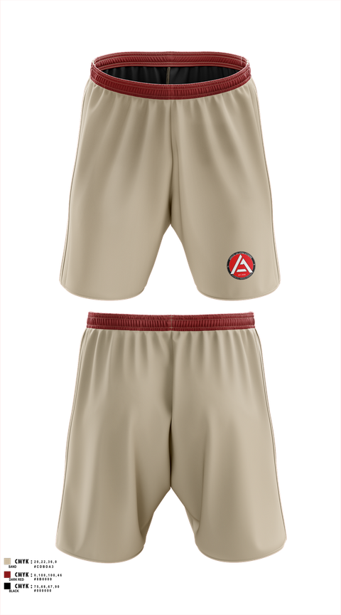 Athletic Shorts With Pockets, Gracie JiuJitsu Athens, , Teamtime, Team time, sublimation, custom sports apparel, team uniforms, spirit wear, spiritwear, sports uniforms, custom shirts, team store, custom team store, fundraiser sports, apparel fundraiser