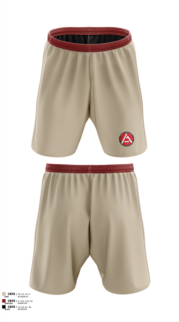 Athletic Shorts With Pockets, Gracie JiuJitsu Athens, , Teamtime, Team time, sublimation, custom sports apparel, team uniforms, spirit wear, spiritwear, sports uniforms, custom shirts, team store, custom team store, fundraiser sports, apparel fundraiser