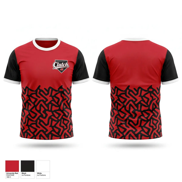 Soft Poly Tee Cotton Like Feel, Clutch, Baseball, Teamtime, Team time, sublimation, custom sports apparel, team uniforms, spirit wear, spiritwear, sports uniforms, custom shirts, team store, custom team store, fundraiser sports, apparel fundraiser