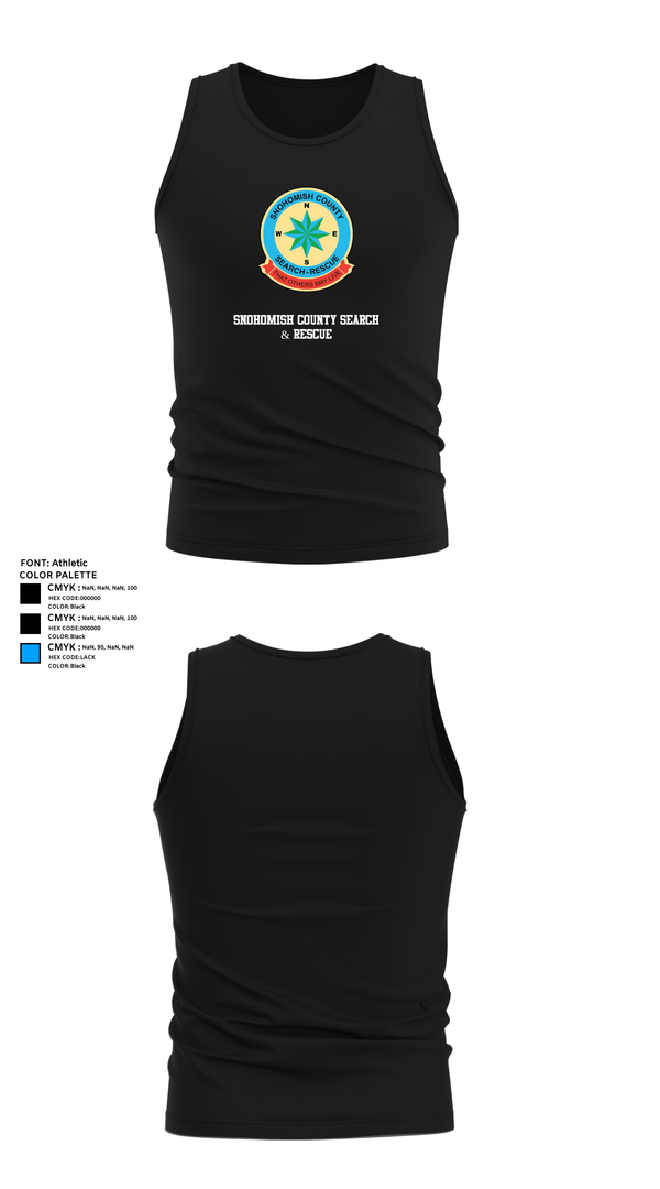 Tank Top, Snohomish County Search & Rescue, , Teamtime, Team time, sublimation, custom sports apparel, team uniforms, spirit wear, spiritwear, sports uniforms, custom shirts, team store, custom team store, fundraiser sports, apparel fundraiser
