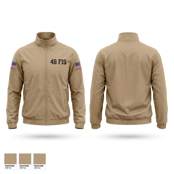 Windbreaker, 48 FIS, Air Force, Teamtime, Team time, sublimation, custom sports apparel, team uniforms, spirit wear, spiritwear, sports uniforms, custom shirts, team store, custom team store, fundraiser sports, apparel fundraiser