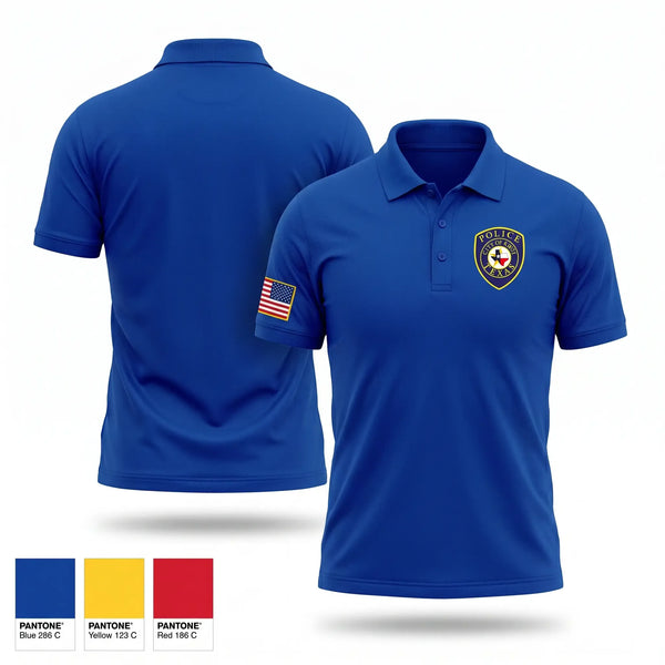 Short Sleeve Performance Polo, Kirby Police Department, Police, Teamtime, Team time, sublimation, custom sports apparel, team uniforms, spirit wear, spiritwear, sports uniforms, custom shirts, team store, custom team store, fundraiser sports, apparel fundraiser