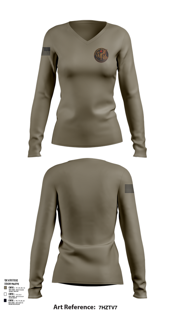 Womens Long Sleeve Vneck Shirt, Tripler Kilape, , Teamtime, Team time, sublimation, custom sports apparel, team uniforms, spirit wear, spiritwear, sports uniforms, custom shirts, team store, custom team store, fundraiser sports, apparel fundraiser