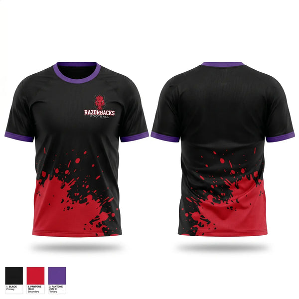 Soft Poly Tee Cotton Like Feel, Wakulla County Youth Football & Cheerleading Association Inc., Football, Teamtime, Team time, sublimation, custom sports apparel, team uniforms, spirit wear, spiritwear, sports uniforms, custom shirts, team store, custom team store, fundraiser sports, apparel fundraiser