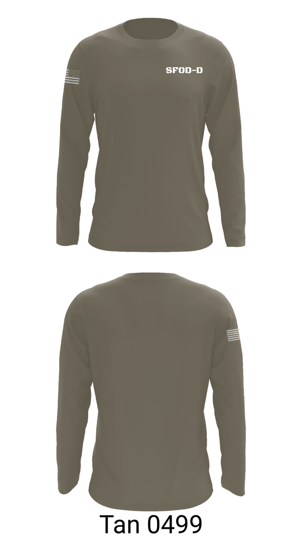 Long Sleeve Performance Shirt, SFOD-D, Air Force, Teamtime, Team time, sublimation, custom sports apparel, team uniforms, spirit wear, spiritwear, sports uniforms, custom shirts, team store, custom team store, fundraiser sports, apparel fundraiser