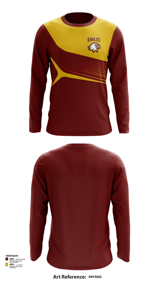 Long Sleeve Performance Shirt, Sharon Eagles Cross Country, Cross Country, Teamtime, Team time, sublimation, custom sports apparel, team uniforms, spirit wear, spiritwear, sports uniforms, custom shirts, team store, custom team store, fundraiser sports, apparel fundraiser