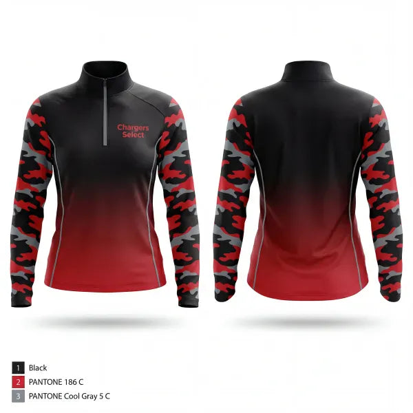 Quarter Zip Jacket, Chargers Select, Baseball, Teamtime, Team time, sublimation, custom sports apparel, team uniforms, spirit wear, spiritwear, sports uniforms, custom shirts, team store, custom team store, fundraiser sports, apparel fundraiser