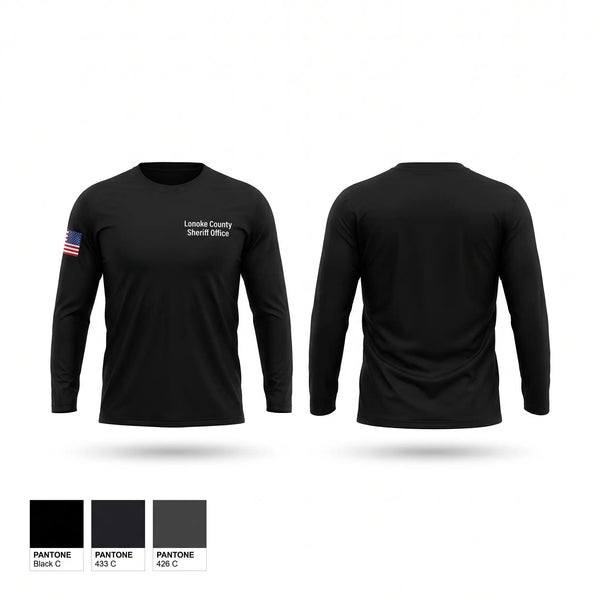 Long Sleeve Performance Shirt, Lonoke County Sheriff Office, Police, Teamtime, Team time, sublimation, custom sports apparel, team uniforms, spirit wear, spiritwear, sports uniforms, custom shirts, team store, custom team store, fundraiser sports, apparel fundraiser