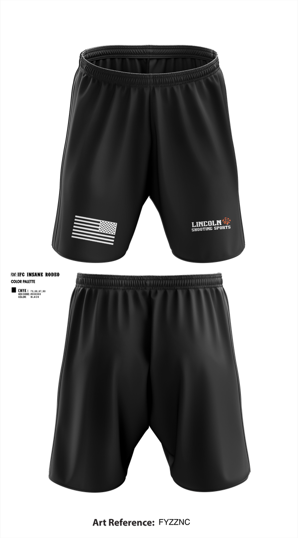 Athletic Shorts With Pockets, Lincoln Shooting Sports, , Teamtime, Team time, sublimation, custom sports apparel, team uniforms, spirit wear, spiritwear, sports uniforms, custom shirts, team store, custom team store, fundraiser sports, apparel fundraiser