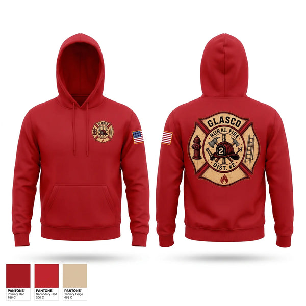 Hoodie, Glasco Rural Fire District #2, Fire Department, Teamtime, Team time, sublimation, custom sports apparel, team uniforms, spirit wear, spiritwear, sports uniforms, custom shirts, team store, custom team store, fundraiser sports, apparel fundraiser
