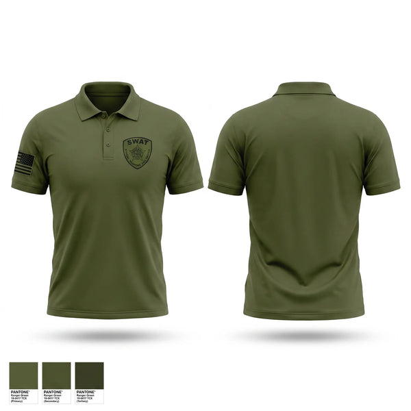 Short Sleeve Performance Polo, Chicago Police SWAT, Police, Teamtime, Team time, sublimation, custom sports apparel, team uniforms, spirit wear, spiritwear, sports uniforms, custom shirts, team store, custom team store, fundraiser sports, apparel fundraiser