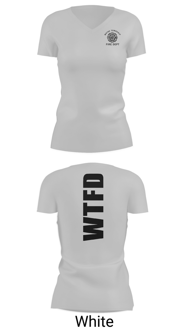 Womens Short Sleeve Vneck Shirt, Wayne Twp / Grass Creek Fire Dept, Fire Department, Teamtime, Team time, sublimation, custom sports apparel, team uniforms, spirit wear, spiritwear, sports uniforms, custom shirts, team store, custom team store, fundraiser sports, apparel fundraiser