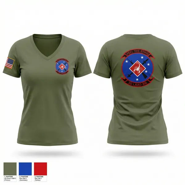 Womens Short Sleeve Vneck Shirt, 3D LAAD BN, Marines, Teamtime, Team time, sublimation, custom sports apparel, team uniforms, spirit wear, spiritwear, sports uniforms, custom shirts, team store, custom team store, fundraiser sports, apparel fundraiser