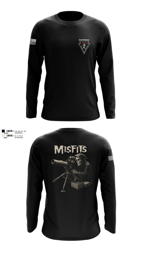Long Sleeve Performance Shirt, 2/11 killer troop, Army, Teamtime, Team time, sublimation, custom sports apparel, team uniforms, spirit wear, spiritwear, sports uniforms, custom shirts, team store, custom team store, fundraiser sports, apparel fundraiser