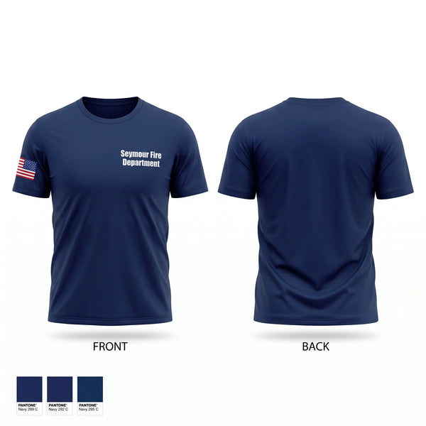 Short Sleeve Performance Shirt, Seymour Fire Department, Fire Department, Teamtime, Team time, sublimation, custom sports apparel, team uniforms, spirit wear, spiritwear, sports uniforms, custom shirts, team store, custom team store, fundraiser sports, apparel fundraiser