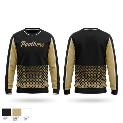 Crew Neck Sweatshirt, Panthers, Baseball, Teamtime, Team time, sublimation, custom sports apparel, team uniforms, spirit wear, spiritwear, sports uniforms, custom shirts, team store, custom team store, fundraiser sports, apparel fundraiser