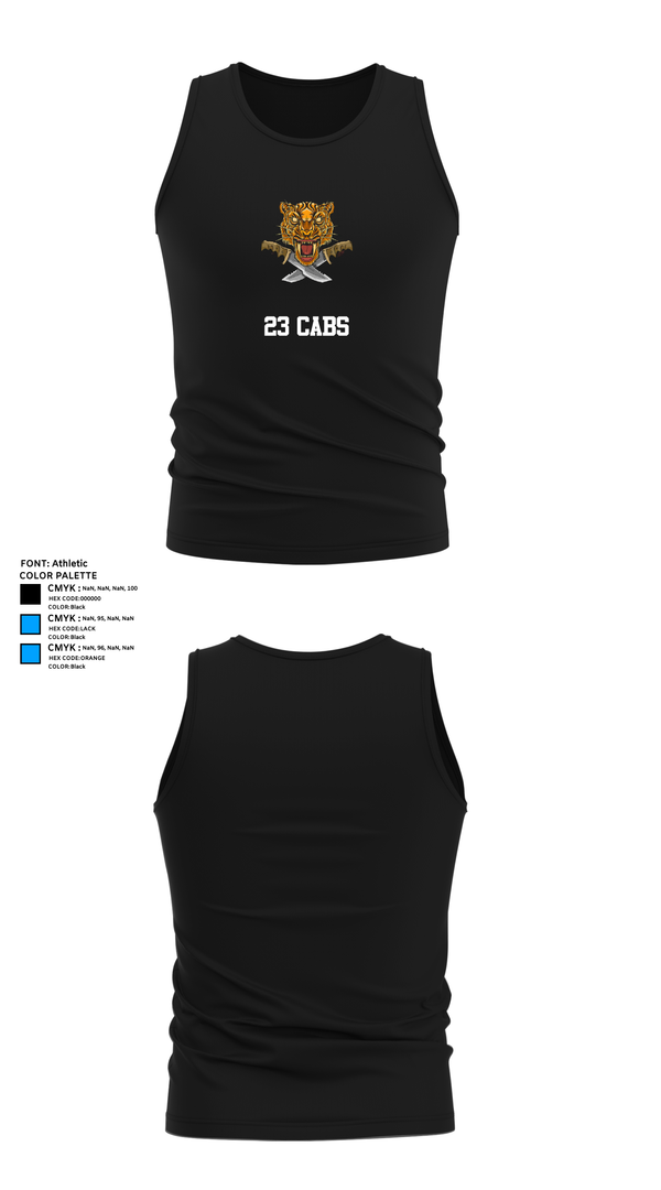 Tank Top, 23 CABS, , Teamtime, Team time, sublimation, custom sports apparel, team uniforms, spirit wear, spiritwear, sports uniforms, custom shirts, team store, custom team store, fundraiser sports, apparel fundraiser