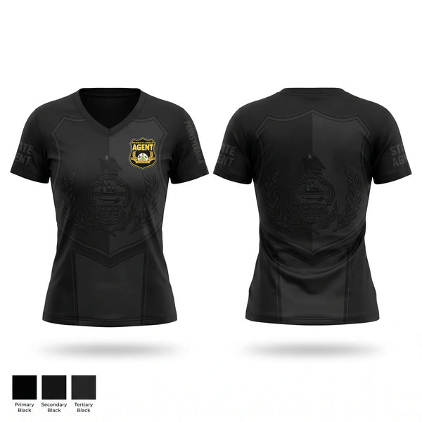 Womens Short Sleeve Vneck Shirt, Pennsylvania state agent, , Teamtime, Team time, sublimation, custom sports apparel, team uniforms, spirit wear, spiritwear, sports uniforms, custom shirts, team store, custom team store, fundraiser sports, apparel fundraiser