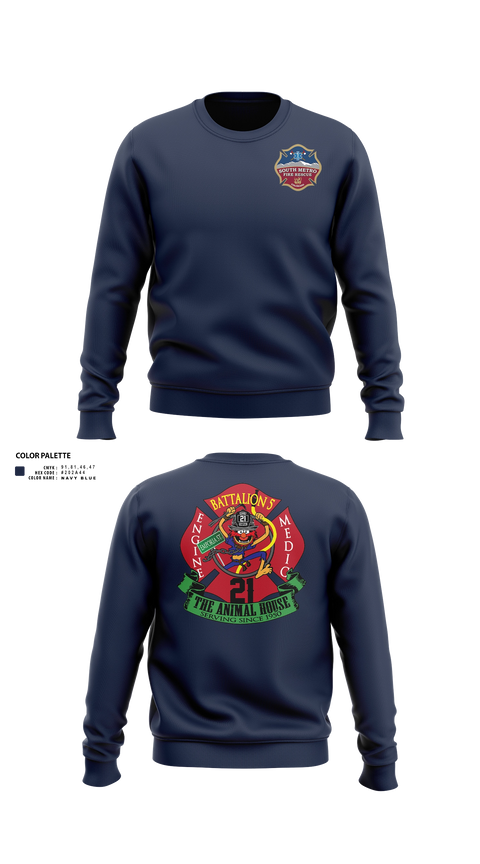 Crew Neck Sweatshirt, The animal house, Fire Department, Teamtime, Team time, sublimation, custom sports apparel, team uniforms, spirit wear, spiritwear, sports uniforms, custom shirts, team store, custom team store, fundraiser sports, apparel fundraiser