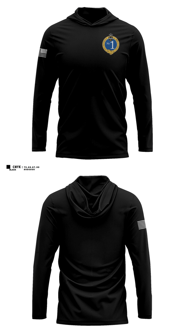 Long Sleeve hooded sunshirt, Pittsburgh Police Zone 1, Police, Teamtime, Team time, sublimation, custom sports apparel, team uniforms, spirit wear, spiritwear, sports uniforms, custom shirts, team store, custom team store, fundraiser sports, apparel fundraiser