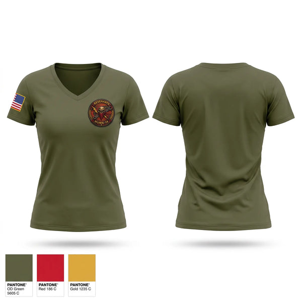 Womens Short Sleeve Vneck Shirt, MUMS-14, Marines, Teamtime, Team time, sublimation, custom sports apparel, team uniforms, spirit wear, spiritwear, sports uniforms, custom shirts, team store, custom team store, fundraiser sports, apparel fundraiser